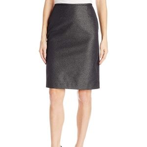 Calvin Klein Women's Jacquard Straight Skirt